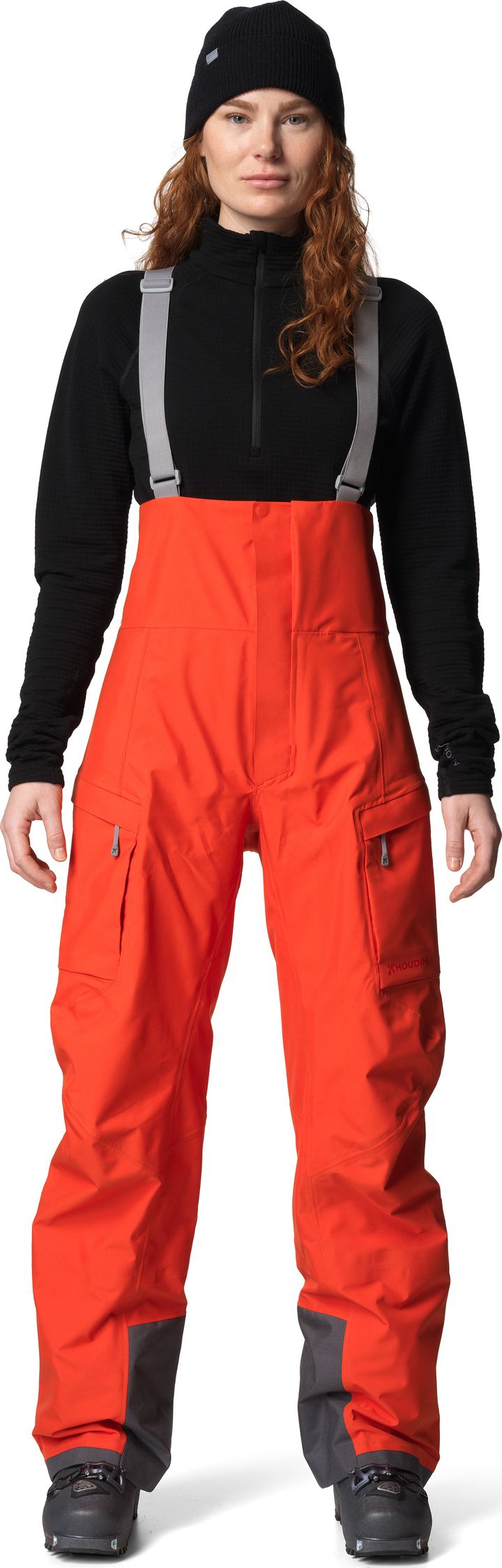 Houdini Women's Rollercoaster Bib Pants En Route Red Houdini
