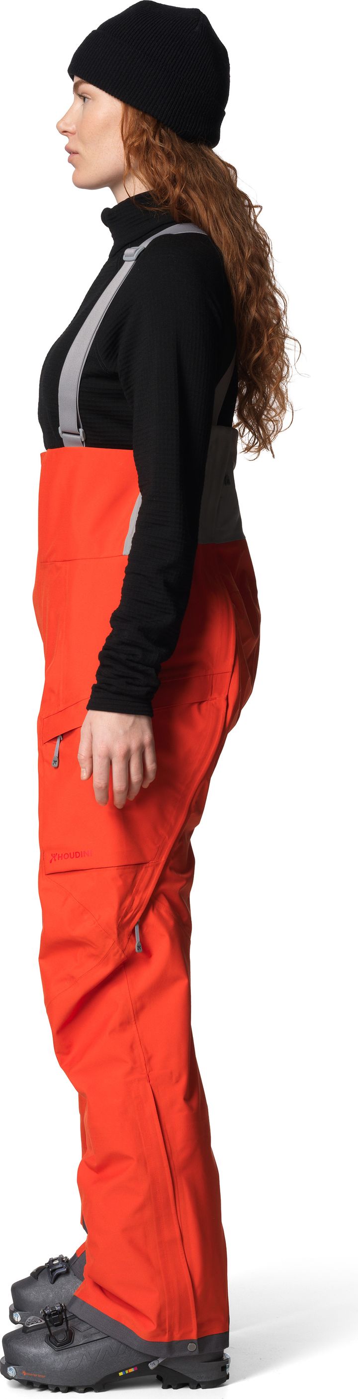 Houdini Women's Rollercoaster Bib Pants En Route Red Houdini