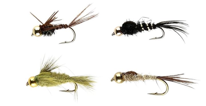 Pool 12 Bead Head Nymphs 4-Pack