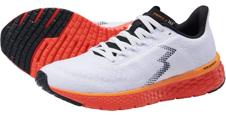 361° Fierce 2 W White/Mandarin Red 361° 361° Fierce 2 W White/Mandarin Red 361°