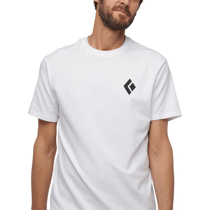 Black Diamond Men's SS Tee Equipment For Alpinist White Black Diamond
