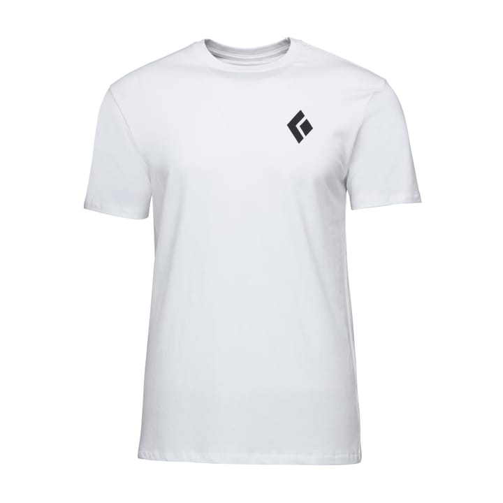 Black Diamond Men's SS Tee Equipment For Alpinist White Black Diamond