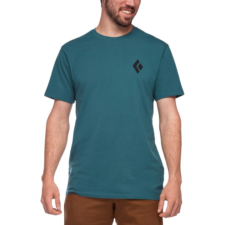 Black Diamond Men's SS Tee Equipment For Alpinist Raging Sea Black Diamond