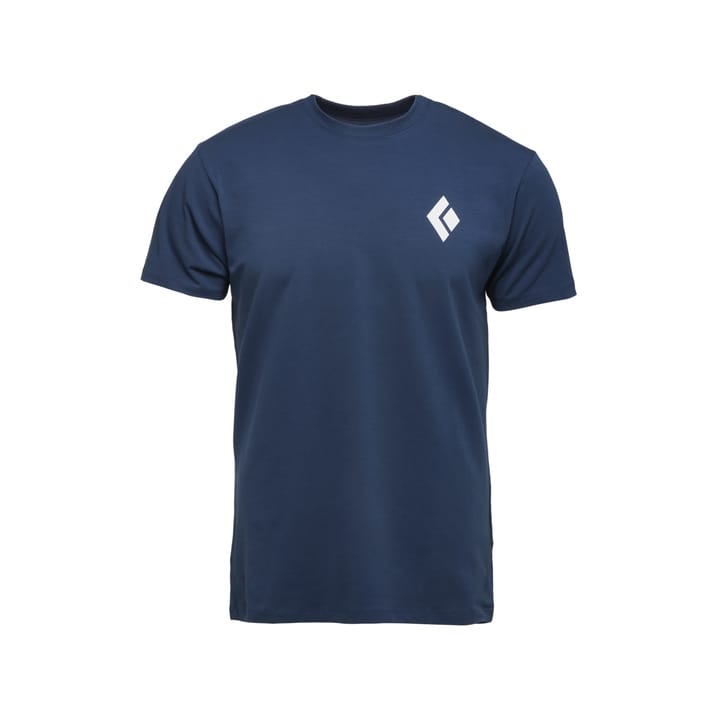 Black Diamond Men's SS Tee Equipment For Alpinist Indigo Black Diamond