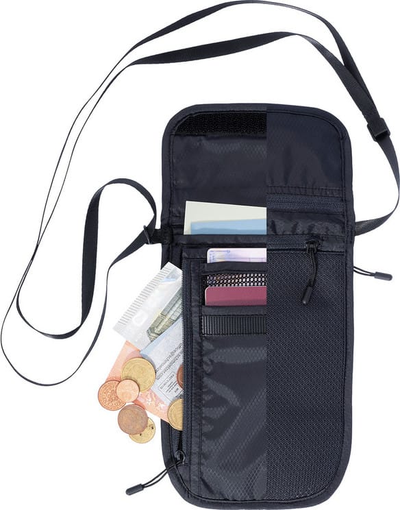 Cocoon Travel Neck Wallet Phantom Black Cocoon