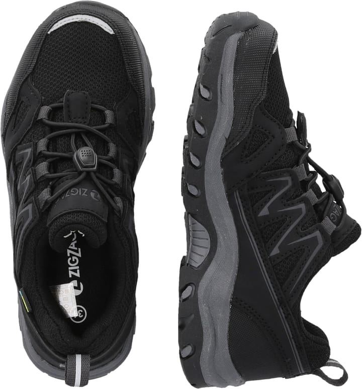 ZigZag Kids' Docheet Outdoor Shoe Waterproof Black ZigZag Kids' Docheet Outdoor Shoe Waterproof Black