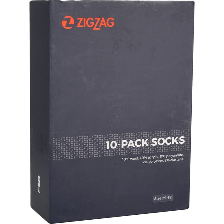 ZigZag Orville 10-Pack Socks Midnight Navy Zig Zag