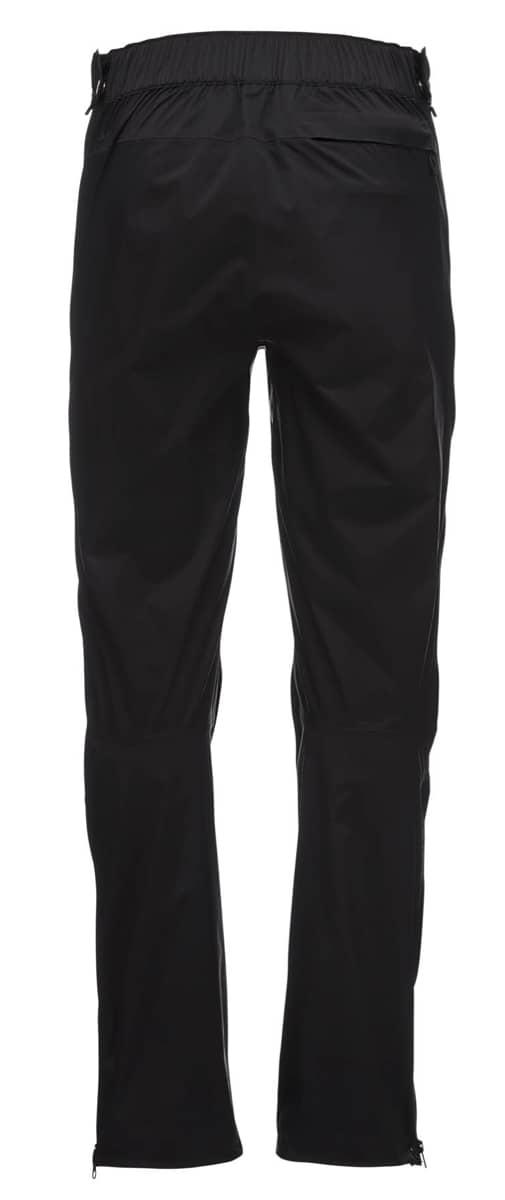 Black Diamond M Stormline Str FL Zp Rn Pants Black Black Diamond