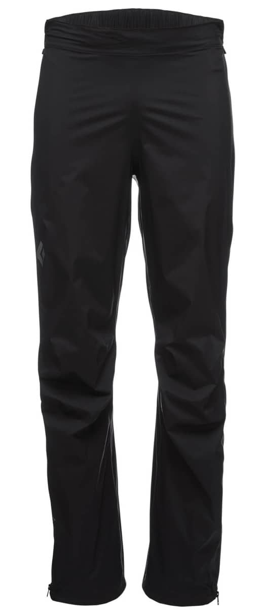 Black Diamond M Stormline Str FL Zp Rn Pants Black