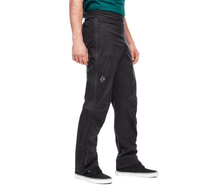 Black Diamond M Stormline Str FL Zp Rn Pants Black Black Diamond