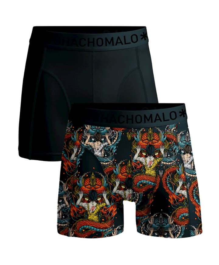 Muchachomalo 1010 BRUCE LEE 2PK BOXER PRINT/SOLID Muchachomalo Muchachomalo 1010 BRUCE LEE 2PK BOXER PRINT/SOLID Muchachomalo