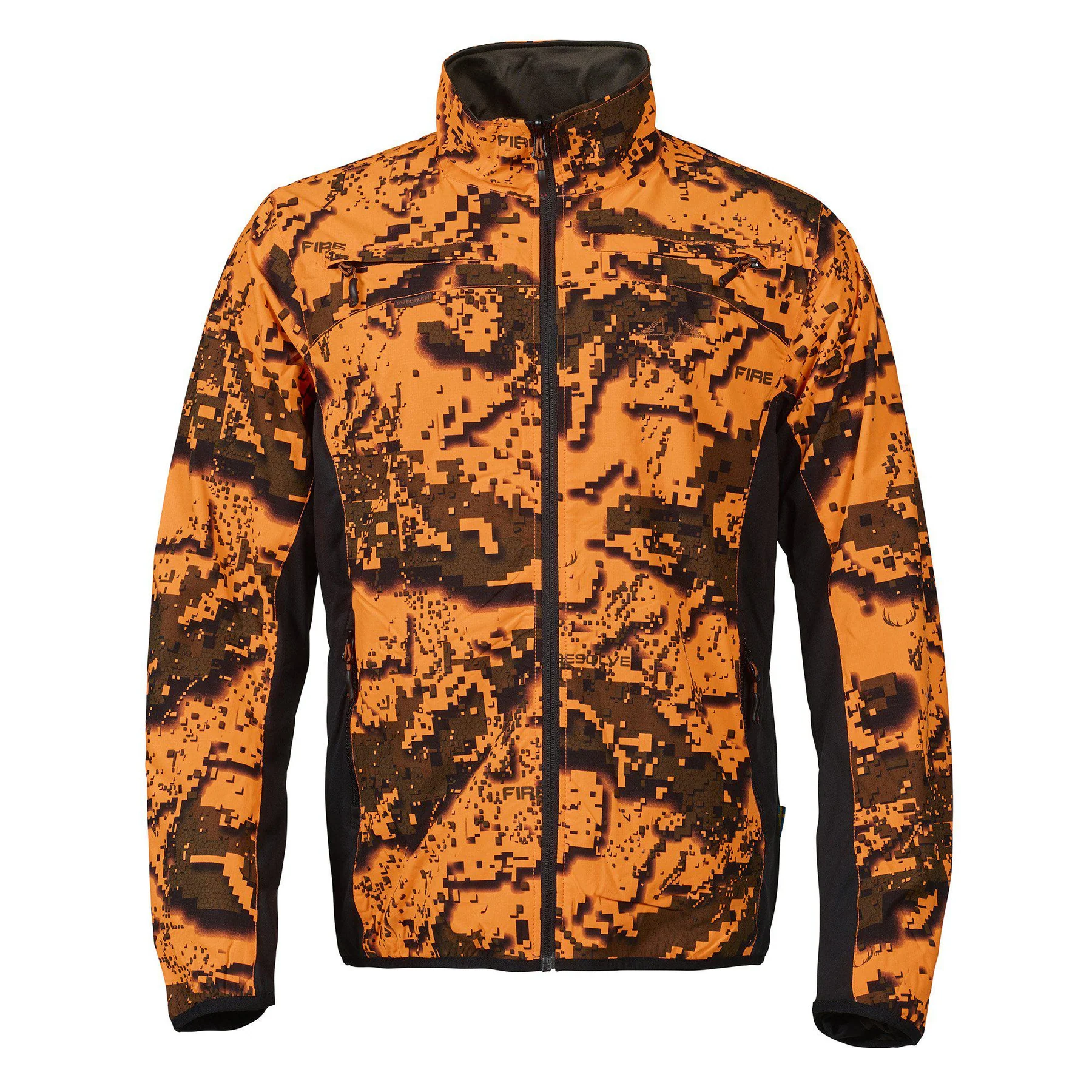 Swedteam Men's Ridge Pro Reversible Re-Eco Desolve Fire Långärmade vardagströjor L