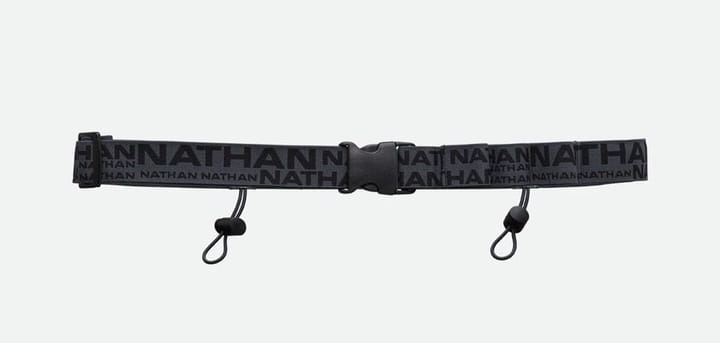 Nathan Race Number Nutrition Waistbelt Chrcoal / Black Nathan