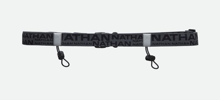 Nathan Race Number Nutrition Waistbelt Chrcoal / Black Nathan