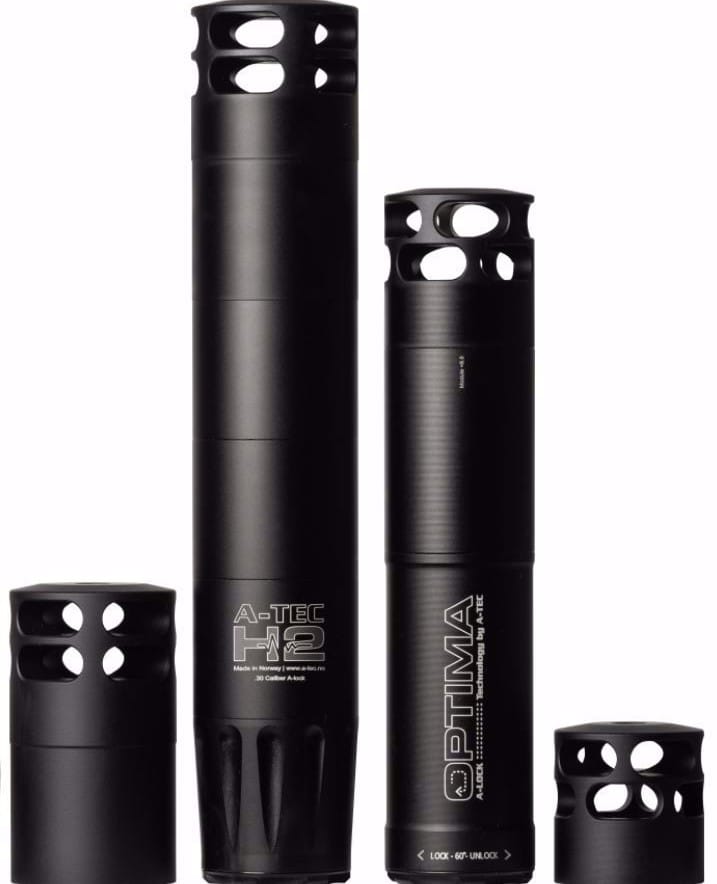 A-Tec A-Tec Optima 45 End Cap Break 0-.375 Lyddemper Deler, Universal Unit A-Tec
