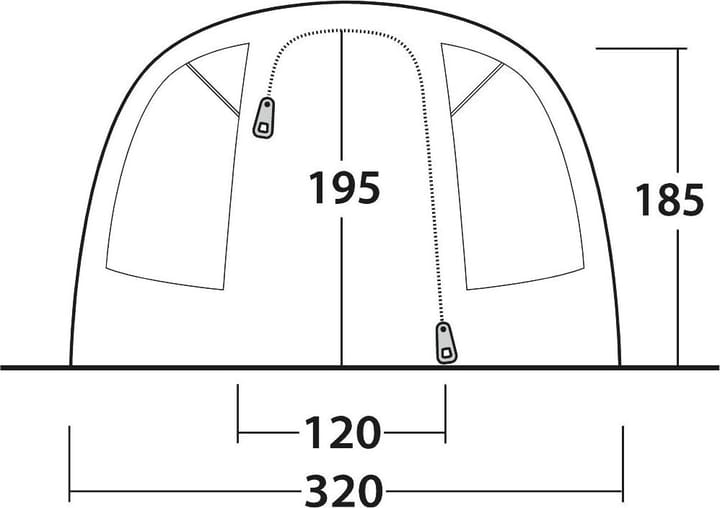 Outwell Denver 5 Green Outwell