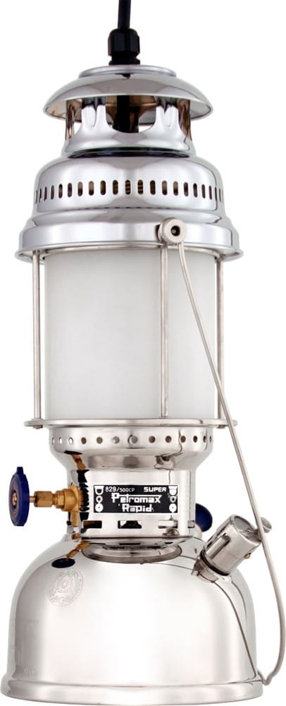 Petromax HK500 Brass Electro (Hanging Lamp) Chrome Electro Petromax