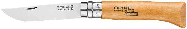 Opinel No.08 Carbon Steel/Beech Handle