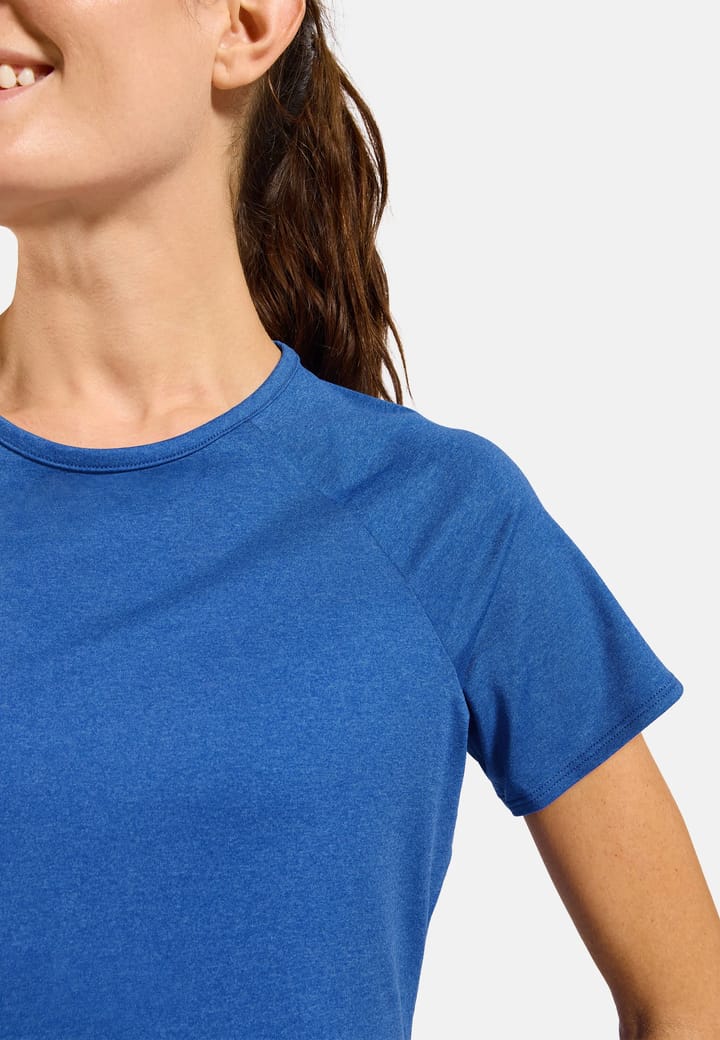 Odlo Women's T-Shirt Crew Neck S/S Essential 365 Dazzling Blue Melange Odlo