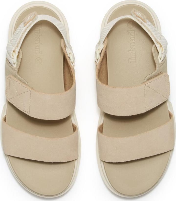 Timberland Women's Backstrap Sandal Light Beige Suede Timberland