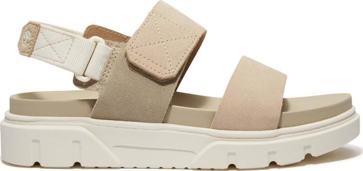 Timberland Women's Backstrap Sandal Light Beige Suede Timberland