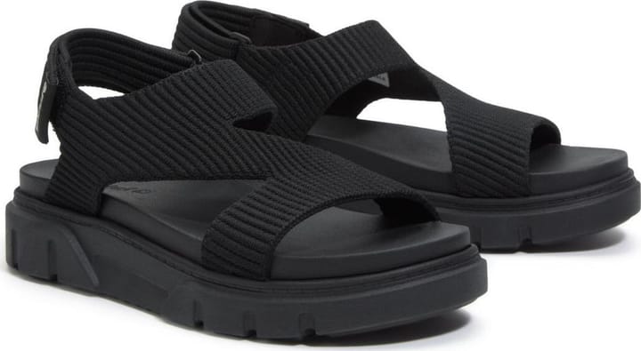 Timberland Women's Backstrap Sandal Black Knit Timberland