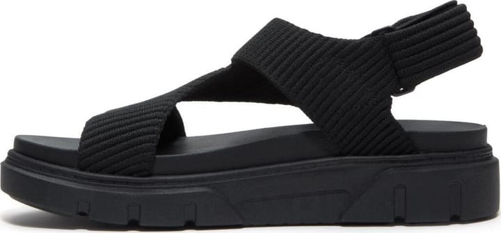 Timberland Women's Backstrap Sandal Black Knit Timberland