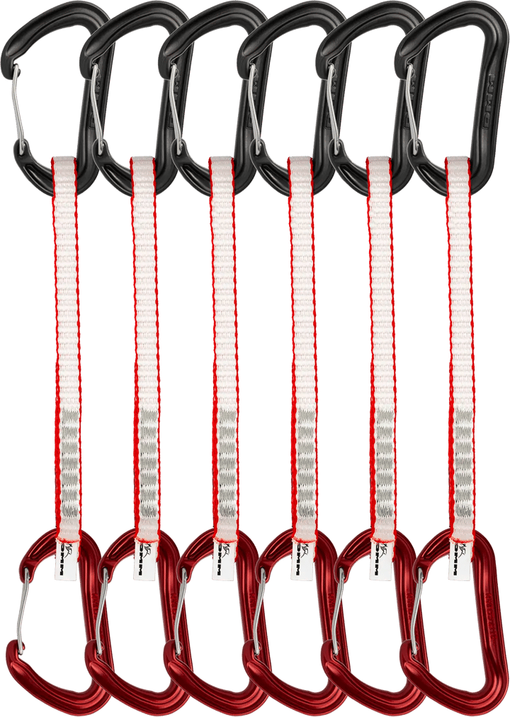 DMM Phantom Wire Quickdraw 6-Pack 18cm Matte Grey/Red DMM