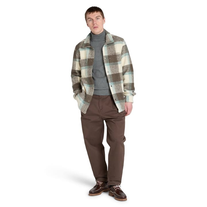 Timberland Wool Blend Shacket Vintge White Yd Timberland Timberland Wool Blend Shacket Vintge White Yd Timberland