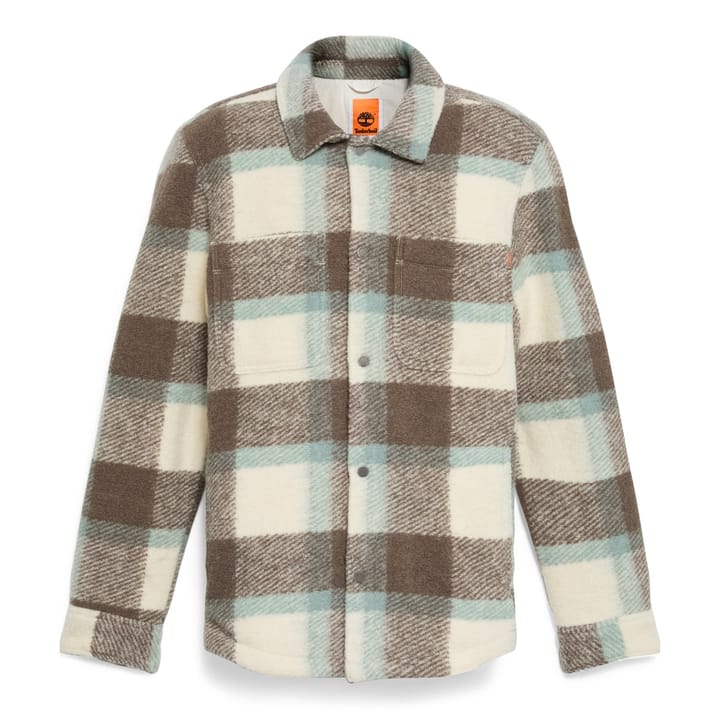 Timberland Wool Blend Shacket Vintge White Yd Timberland