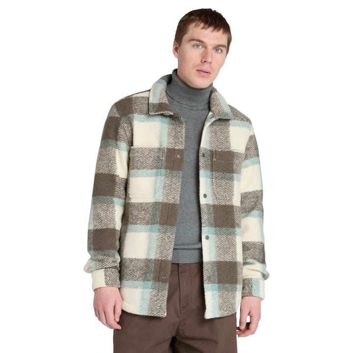 Timberland Wool Blend Shacket Vintge White Yd Timberland Timberland Wool Blend Shacket Vintge White Yd Timberland