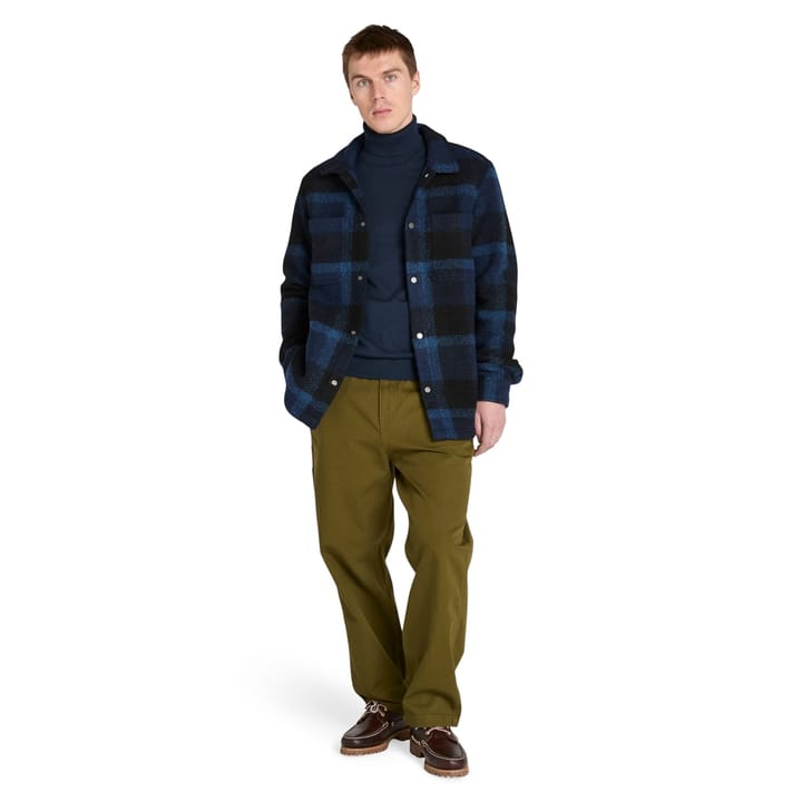 Timberland Wool Blend Shacket Peacoat Yd Timberland Timberland Wool Blend Shacket Peacoat Yd Timberland