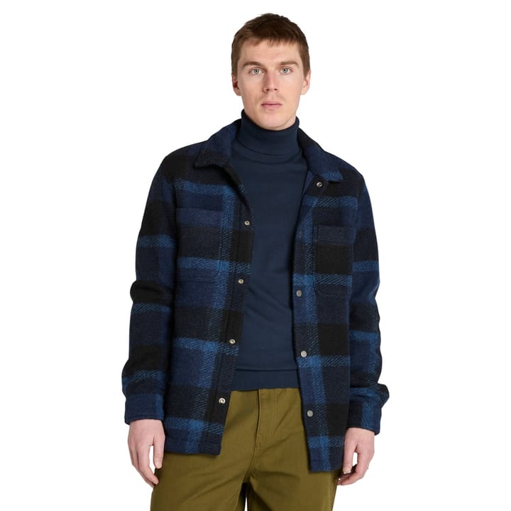 Timberland Wool Blend Shacket Peacoat Yd Timberland Timberland Wool Blend Shacket Peacoat Yd Timberland