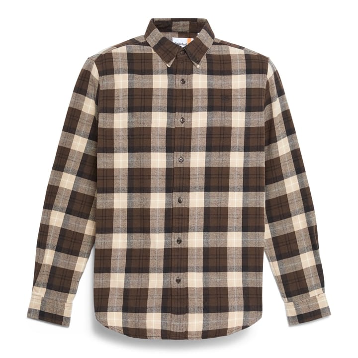 Timberland Midweight Flannel Check Shirt Choco Brwn Yd Timberland