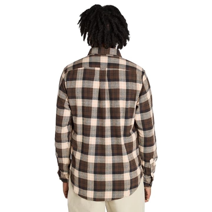 Timberland Midweight Flannel Check Shirt Choco Brwn Yd Timberland Timberland Midweight Flannel Check Shirt Choco Brwn Yd Timberland