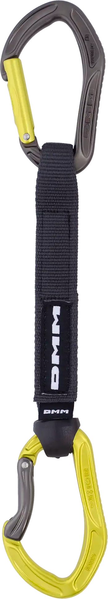 DMM Alpha Sport Quickdraw 18 cm Titanium/Lime  18cm