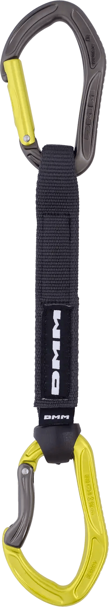 DMM Alpha Sport Quickdraw 18 cm Titanium/Lime DMM