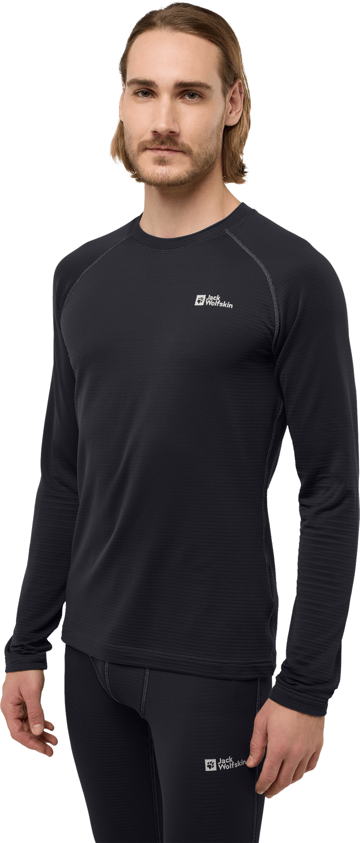 Jack Wolfskin Men's Infinite Warm Long sleeve Black Jack Wolfskin