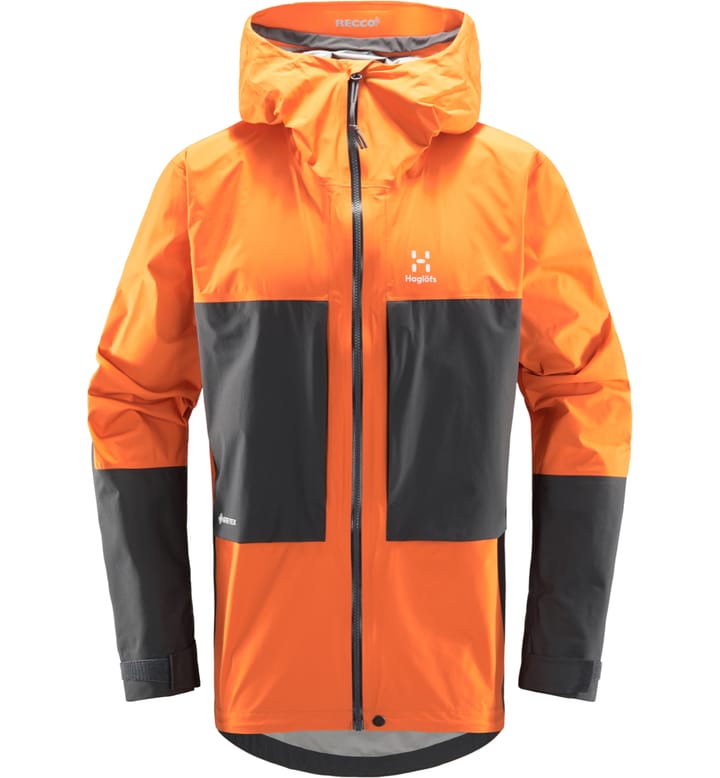 Haglöfs Roc Sheer Gtx Jacket Men Flame Orange/Magnetite Haglöfs Haglöfs Roc Sheer Gtx Jacket Men Flame Orange/Magnetite Haglöfs