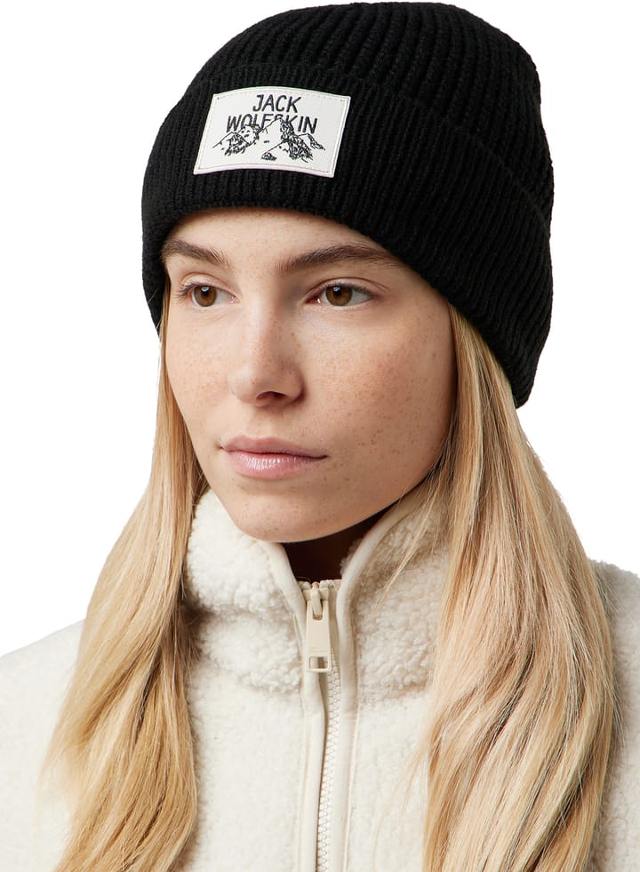 Jack Wolfskin Badge Beanie Black Jack Wolfskin