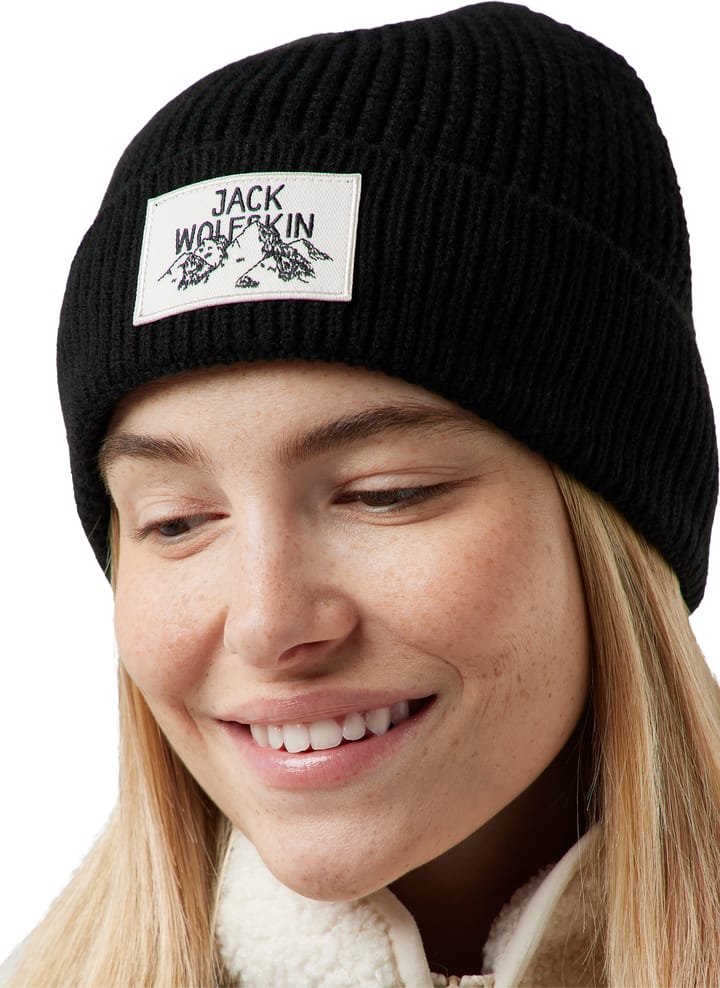 Jack Wolfskin Badge Beanie Black Jack Wolfskin
