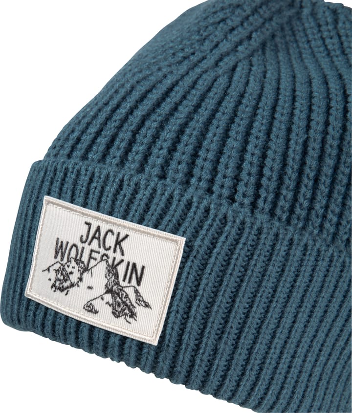 Jack Wolfskin Badge Beanie Aluminium Blue Jack Wolfskin Jack Wolfskin Badge Beanie Aluminium Blue Jack Wolfskin