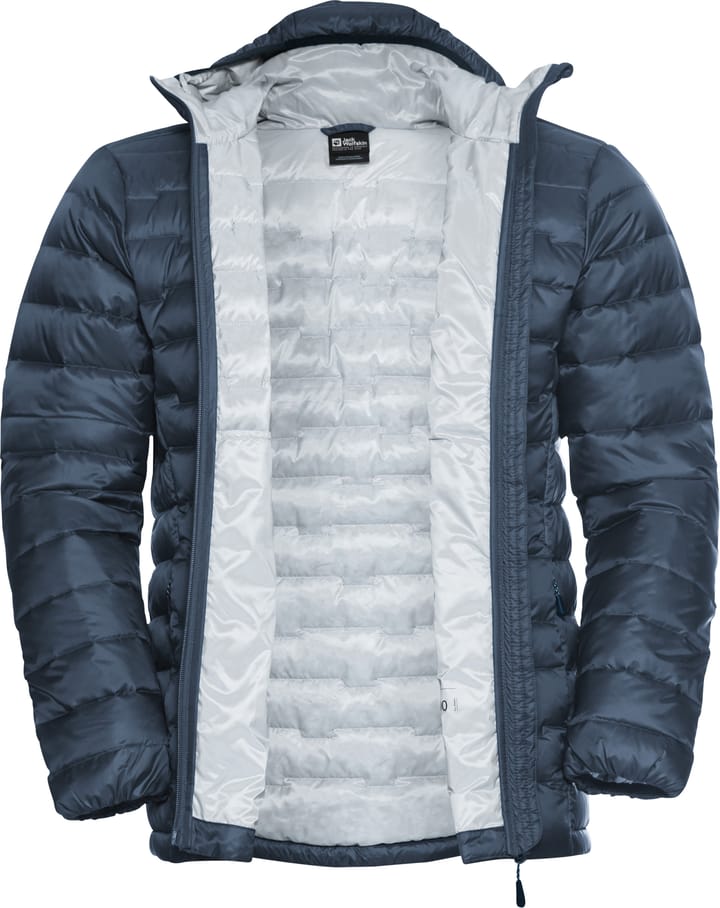 Jack Wolfskin Men's Passamani Down Hoody Midnight Sky Jack Wolfskin Jack Wolfskin Men's Passamani Down Hoody Midnight Sky Jack Wolfskin