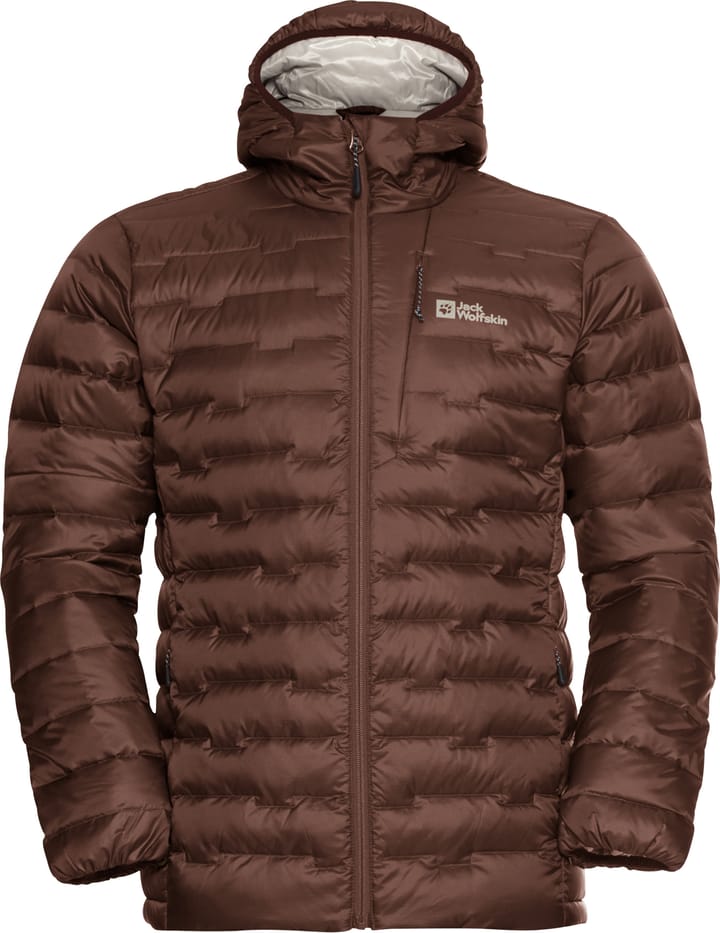 Jack Wolfskin Men's Passamani Down Hoody Hot Choc Jack Wolfskin