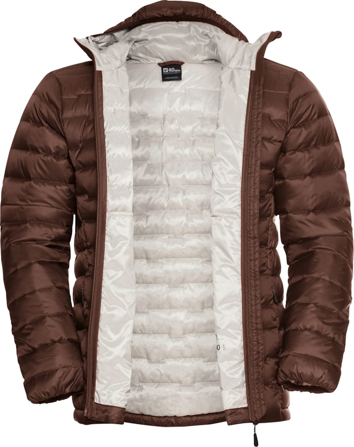 Jack Wolfskin Men's Passamani Down Hoody Hot Choc Jack Wolfskin