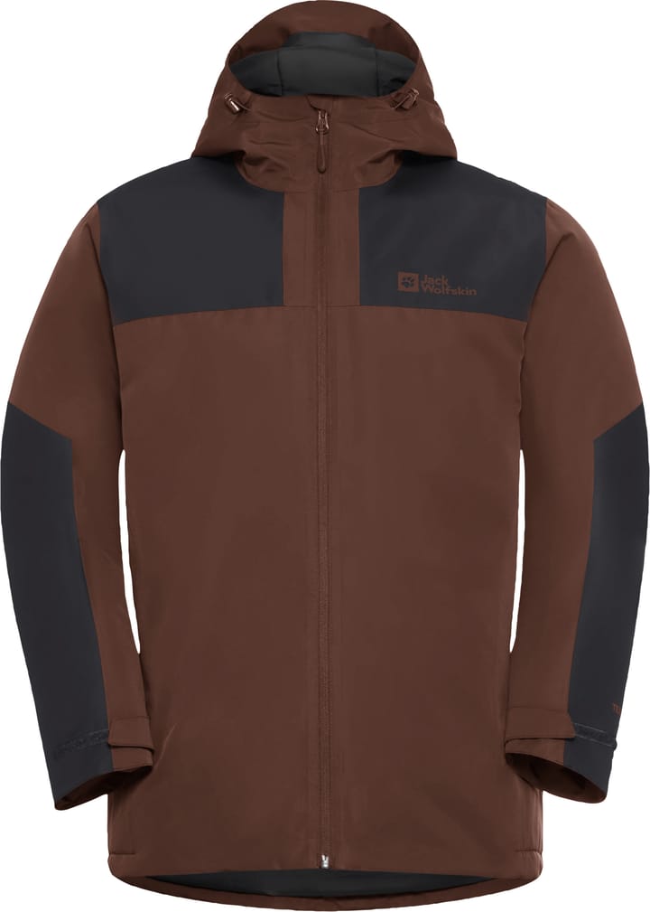 Jack Wolfskin Men's Jasper Ins Jacket Hot Choc Jack Wolfskin