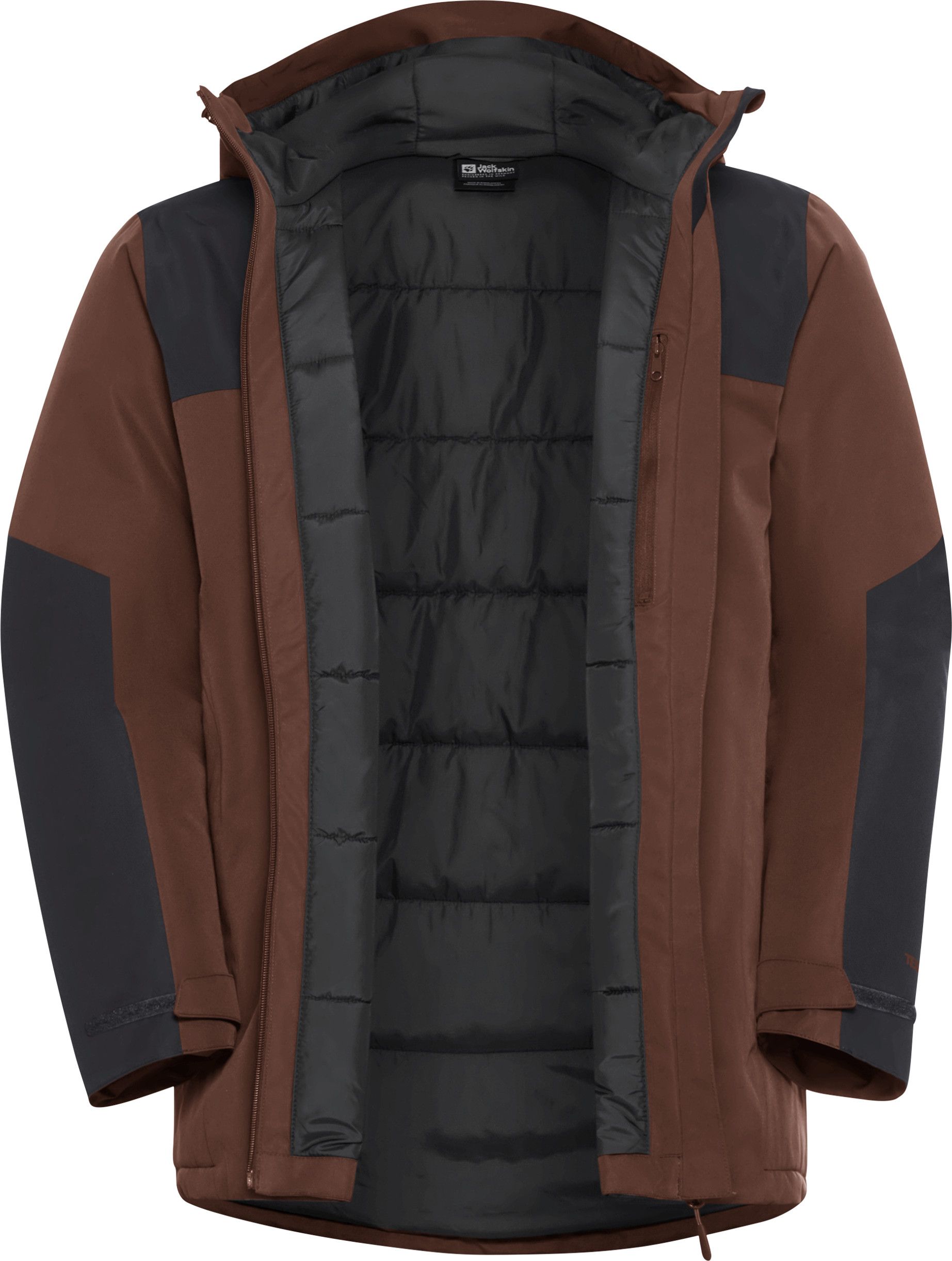 Jack Wolfskin Men's Jasper Ins Jacket Hot Choc | Buy Jack Wolfskin