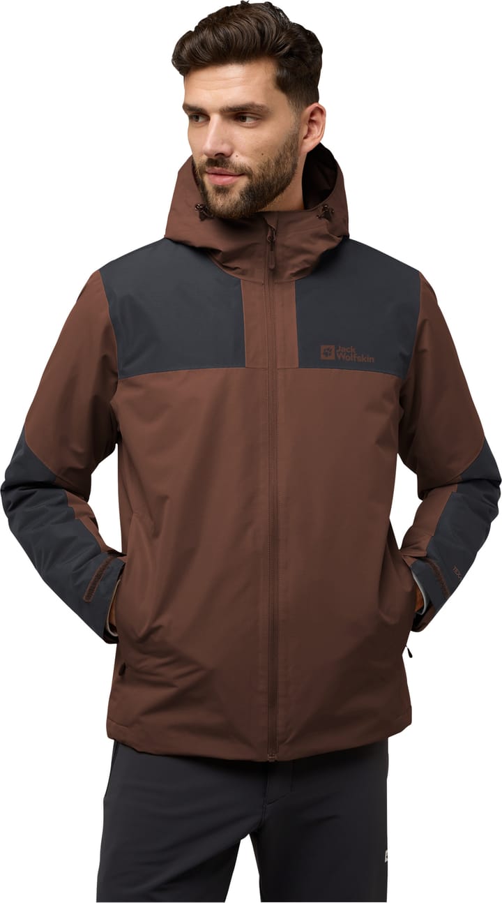 Jack Wolfskin Men's Jasper Ins Jacket Hot Choc Jack Wolfskin