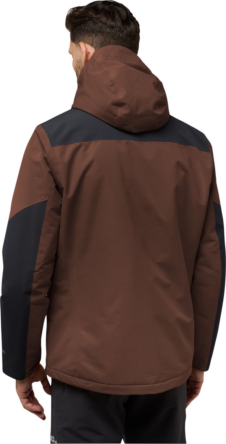 Jack Wolfskin Men's Jasper Ins Jacket Hot Choc Jack Wolfskin