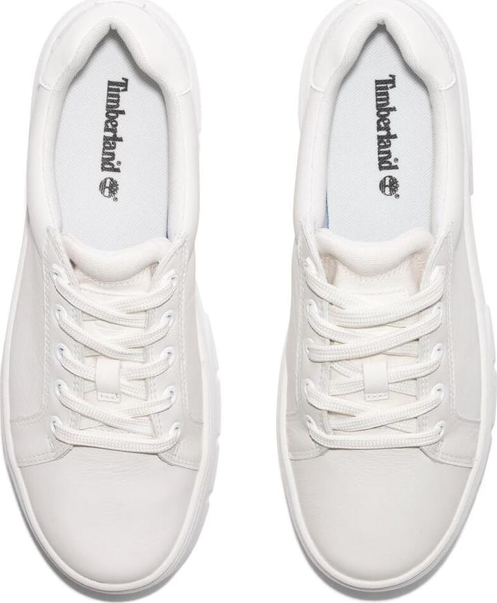 Timberland Women's Low Lace Up Sneaker White Full Grain Timberland